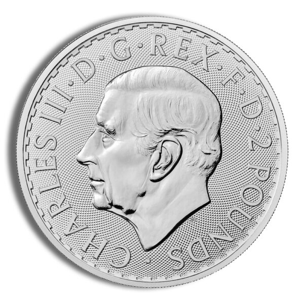 2023 1 oz Great Britain Silver Britannia - King - Image 2