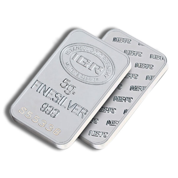 5 gram Silver Bar - IGR Metals (Carded) - Image 2