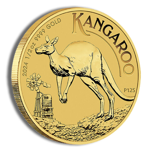 2024 1/2 oz Australian Kangaroo Gold Coin - Image 3