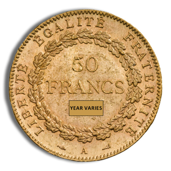 France Gold 50 Francs - Angel (1878-1904) - Image 2