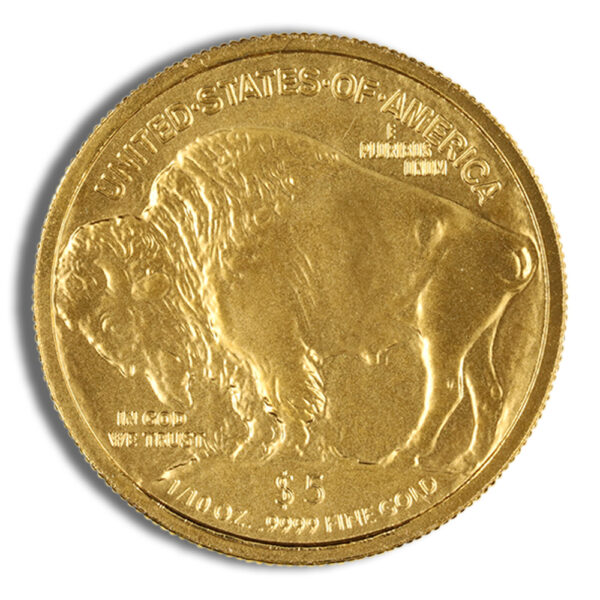 2008-W 1/10 oz Burnished Gold Buffalo (w/Box/COA) - Image 3