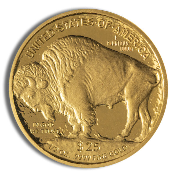 2008-W 1/2 oz Burnished Gold Buffalo (w/Box/COA) - Image 3
