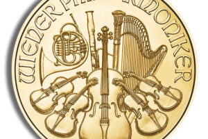 1/10 oz Austrian Philharmonic Gold Coin (Year Varies)