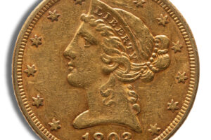 $5 Gold Liberty Half Eagle - XF