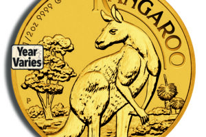 1/2 oz Australian Kangaroo/Nugget Gold Coin (Year Varies)