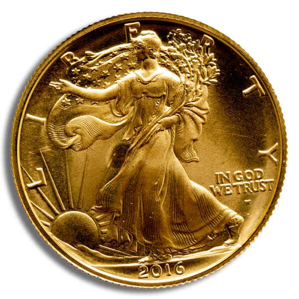 2016-W 1/2 oz Gold Walking Liberty Centennial Coin w/OGP - Image 2