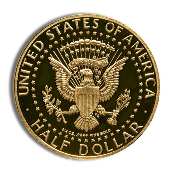 2014-W 3/4 oz JFK Half Dollar Gold Coin (Box & COA) - Image 2