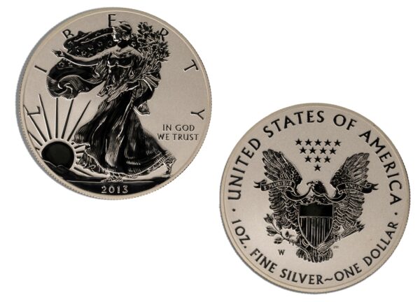 2013 American Eagle West Point Two-Coin Silver Set w/ Box & COA - Image 3