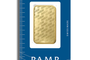 1 oz Gold Bar - PAMP Suisse (Carded)