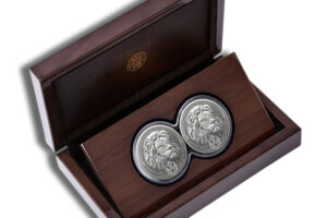 2022 1 oz Silver South Africa Big 5 Lion 2-coin Proof Set
