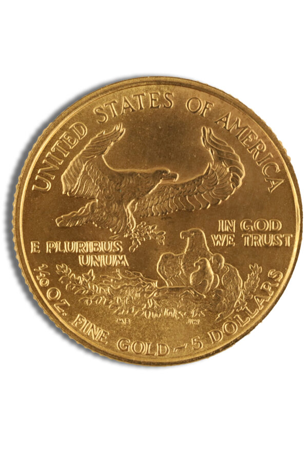 1988 1/10 oz Gold Eagle - BU (MCMLXXXVIII) - Image 2