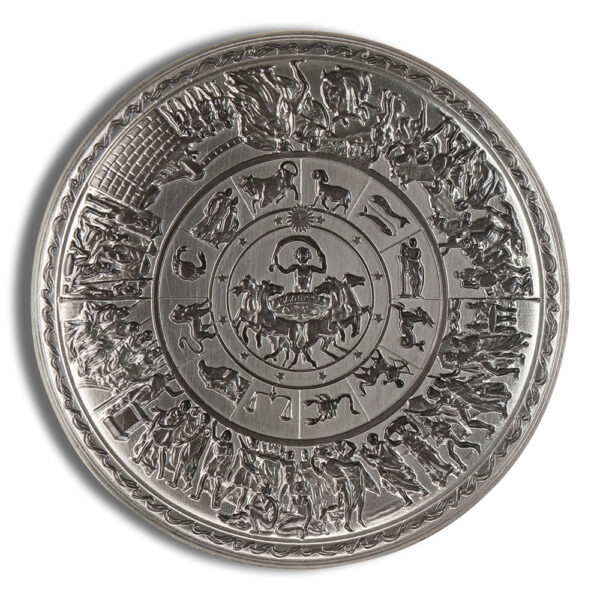 Kilo Silver South Korea Shield of Achilles Stacker - Image 2
