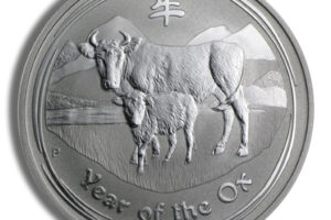 2009 1 oz Australia Silver Lunar Ox BU - Series II