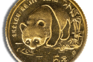 1/20 oz China Gold Panda - BU - Unsealed (Year Varies)