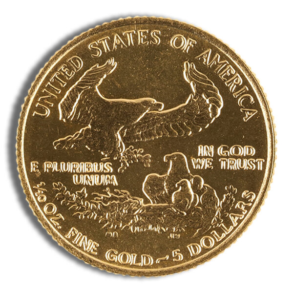1990 1/10 oz Gold Eagle - BU (MCMXC) - Image 2