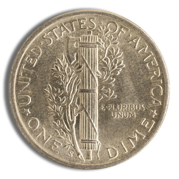 $1 FV 90% Silver Mercury Dimes - BU - Image 2