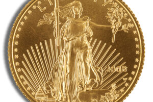 2008-W 1/4 oz Burnished Gold Eagle $10 (Cap Only)