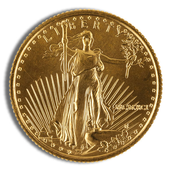 1991 1/4 oz Gold Eagle - BU (MCMXCI)