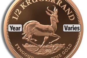 1/2 oz Gold Krugerrand (Year Varies)