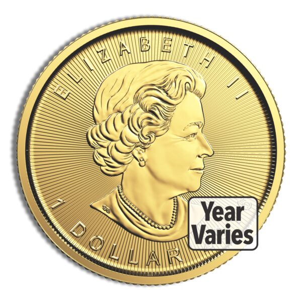 1/20 oz Gold Maple Leaf (Year Varies - Sealed) - Image 3