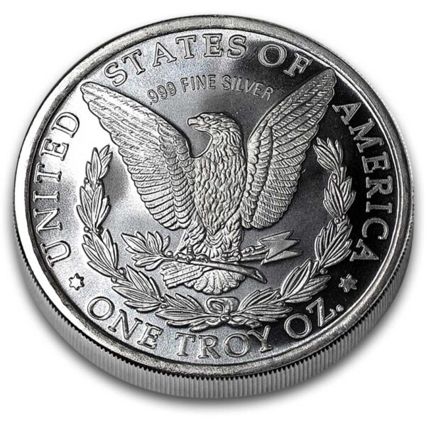 1 oz Silver Round - Morgan Dollar - Image 2