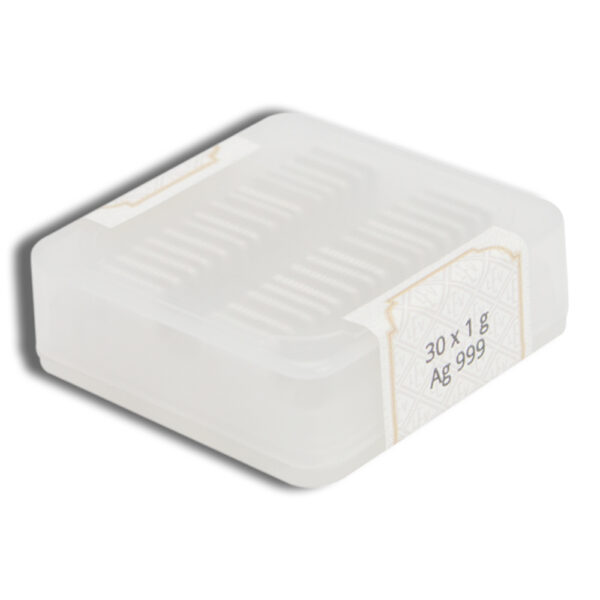 30 x 1 gram Silver Geiger Bar Box - Image 2