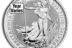 1 oz Great Britain Silver Britannia .999 (Year Varies)