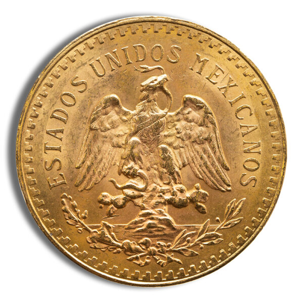 1925 Mexico Gold 50 Peso AU - Image 2