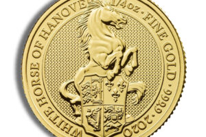 2020 1/4 oz Great Britain Queen's Beast Gold Coin - White Horse