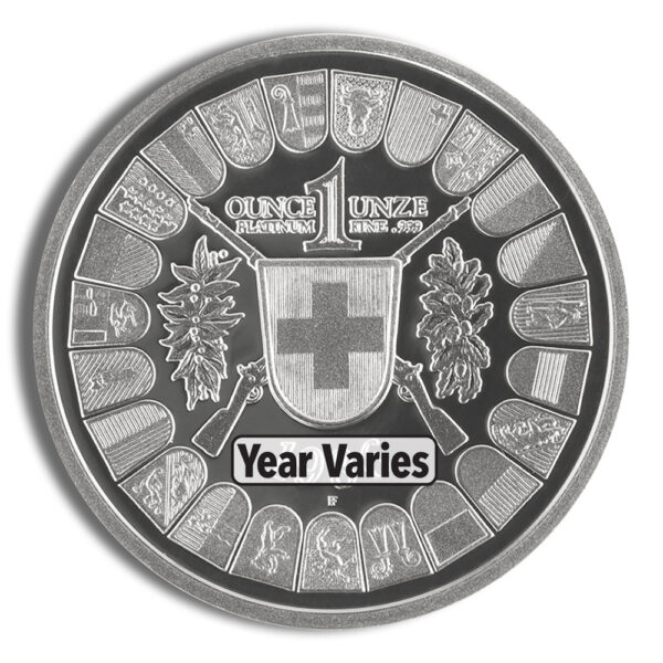 Platinum Shooting Thaler - 1 oz (Year Varies) - Image 2