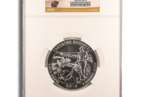 2016 5 oz ATB Theodore Roosevelt Silver Coin NGC MS69PL