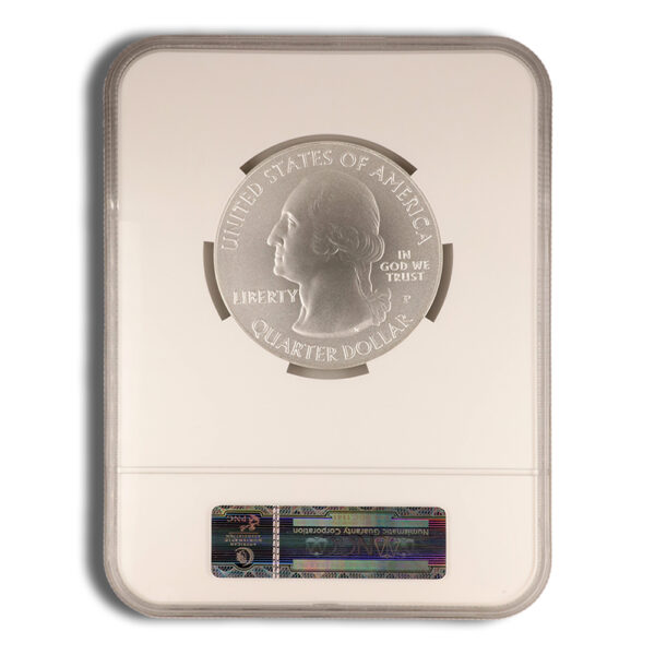 2010 5 oz ATB Mt Hood Silver Coin PCGS MS69PL - Image 2
