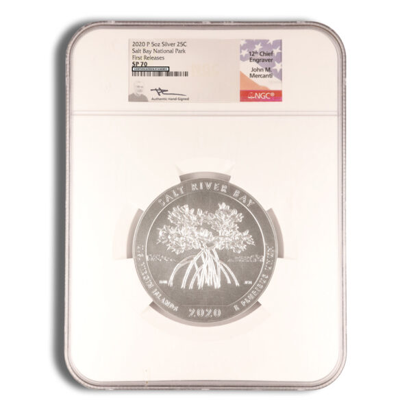 2020-P 5 oz ATB Salt River Bay Silver Coin NGC SP70