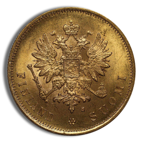 Finland 10 Markkaa Gold Coin - Image 2