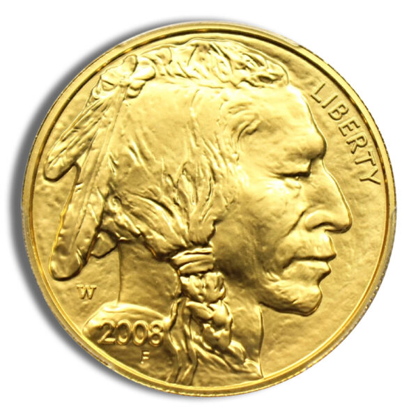 2008-W 1 oz Burnished Gold Buffalo (w/Box/COA) - Image 2