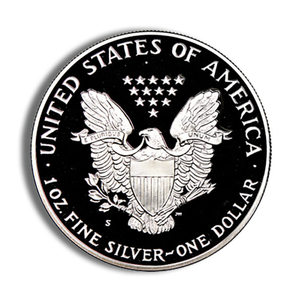 1988-S Proof Silver Eagle with Box & COA - Image 3