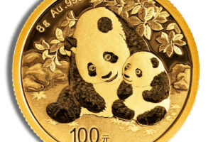 8 gram China Gold Panda - BU - Unsealed (Year Varies)