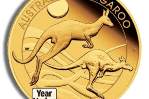 1/20 oz Australian Kangaroo/Nugget Gold Coin (Year Varies)