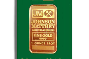 1 oz Gold Bar - Johnson Matthey (Carded)