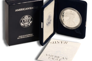 2000-P Proof Silver Eagle with Box & COA