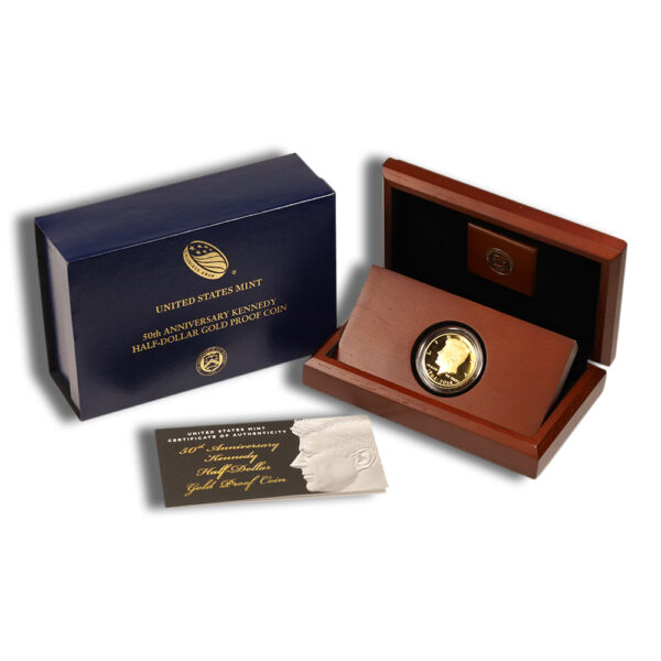 2014-W 3/4 oz JFK Half Dollar Gold Coin (Box & COA)
