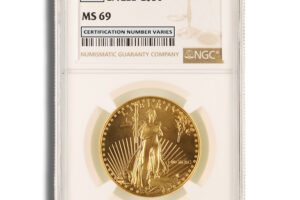1990 1 oz Gold Eagle $50 NGC MS69
