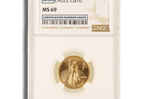 2000 1/4 oz Gold Eagle $10 NGC MS69