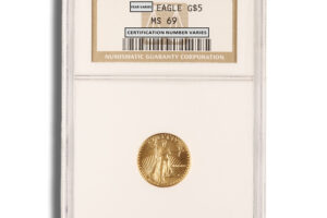 1989 1/10 oz Gold Eagle $5 NGC MS69