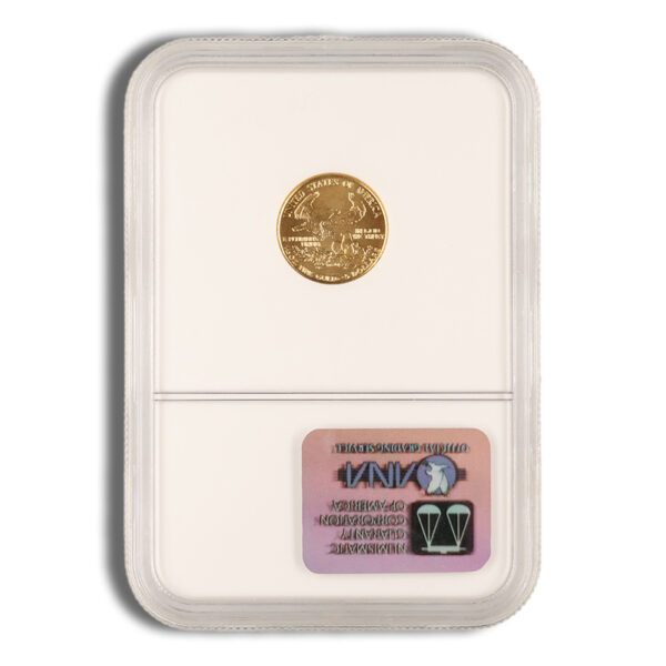 1989 1/10 oz Gold Eagle $5 NGC MS69 - Image 2