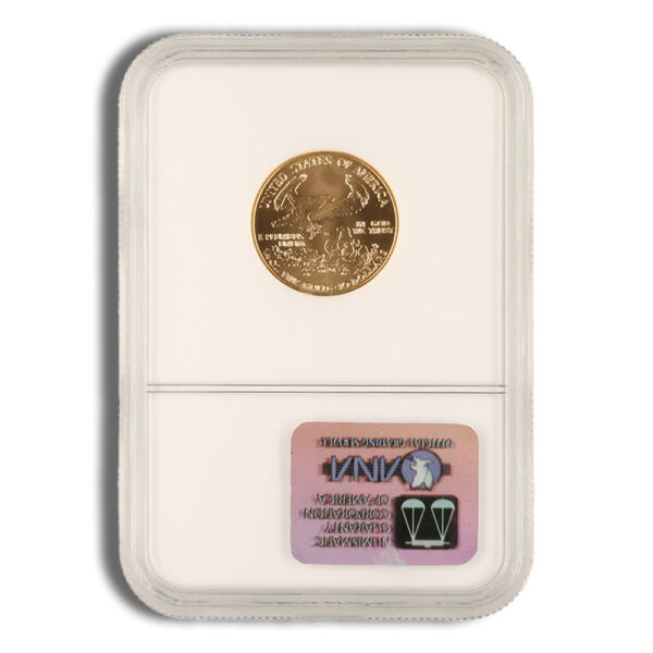 2002 1/4 oz Gold Eagle $10 NGC MS70 - Image 2