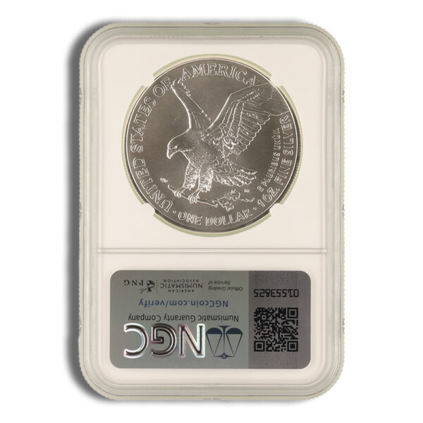 2021 Silver Eagle NGC MS69 (Type 2) - Image 2