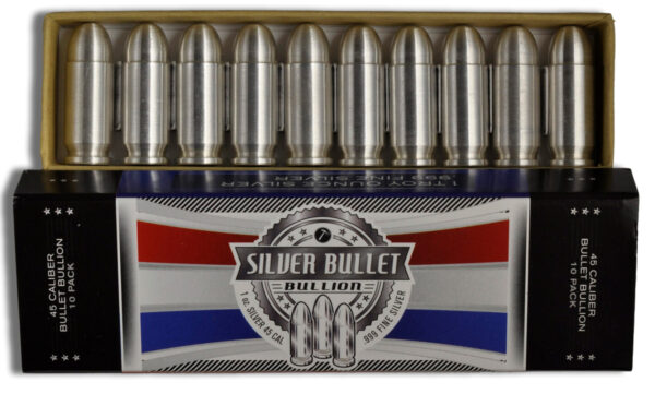 1 oz Silver Bullet - Replica .999 - Image 3