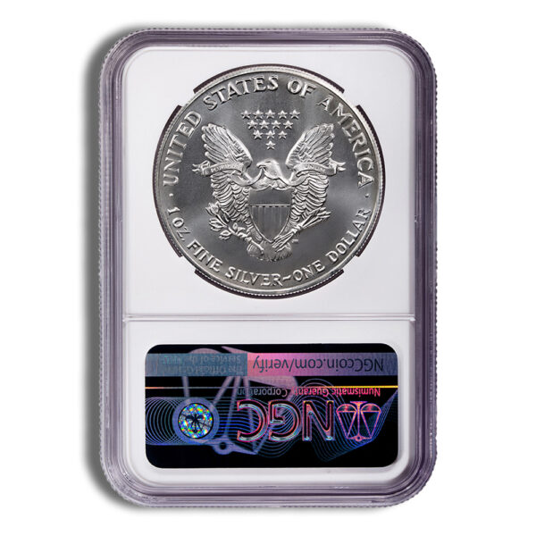 1993 Silver Eagle NGC MS69 - Image 2