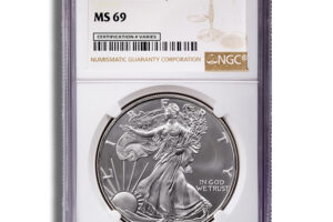 1986 Silver Eagle NGC MS69